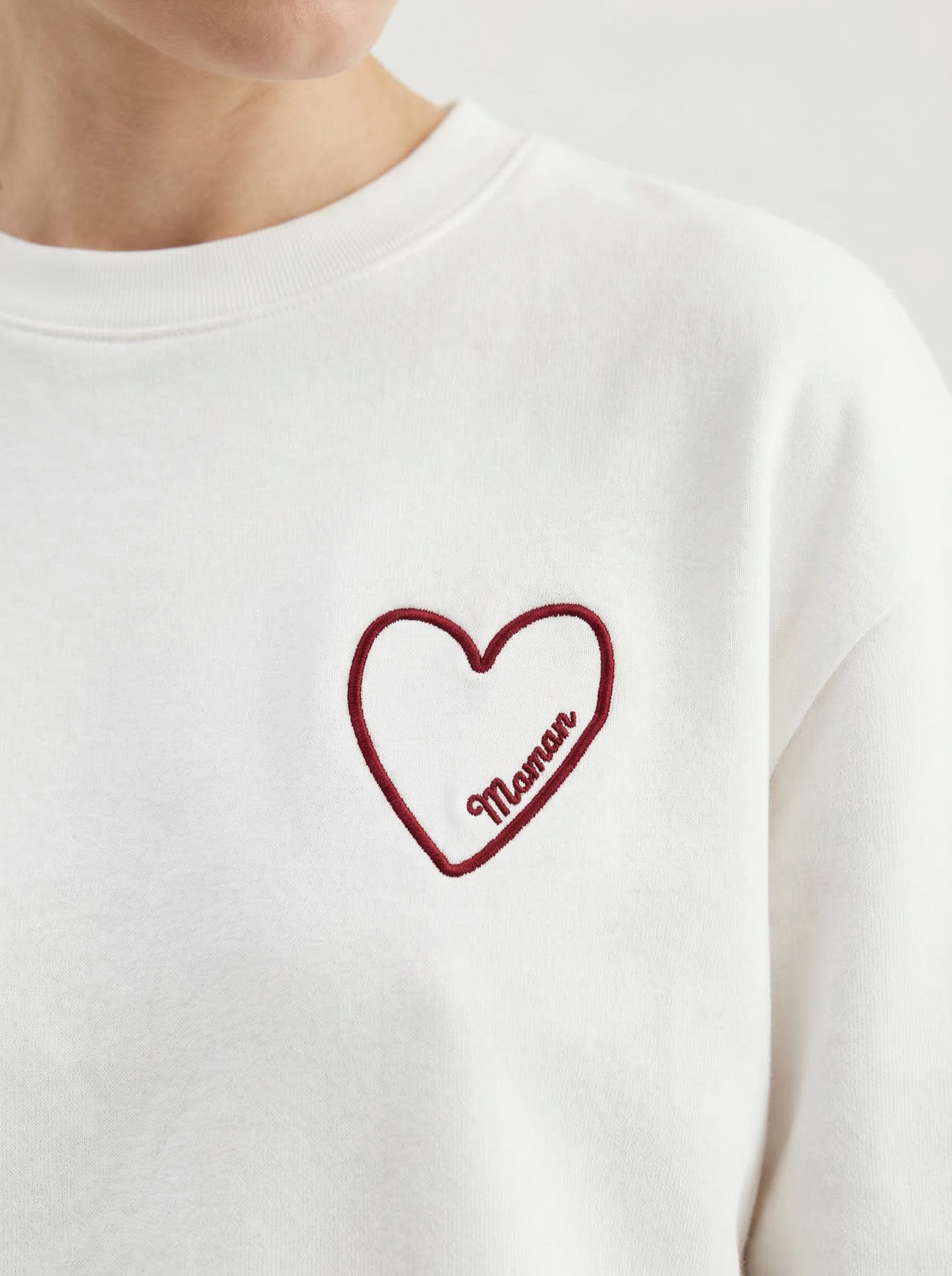 Sweat brodé L'Ambre