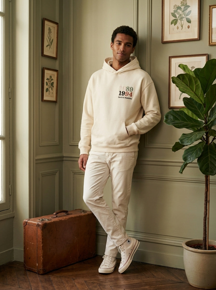 Hoodie Brodé — Notre Héritage — Duo