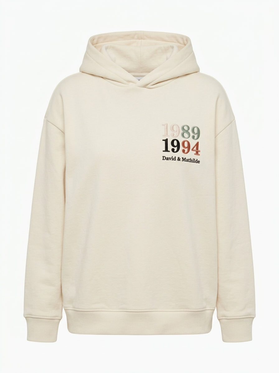 Hoodie Brodé — Notre Héritage — Duo