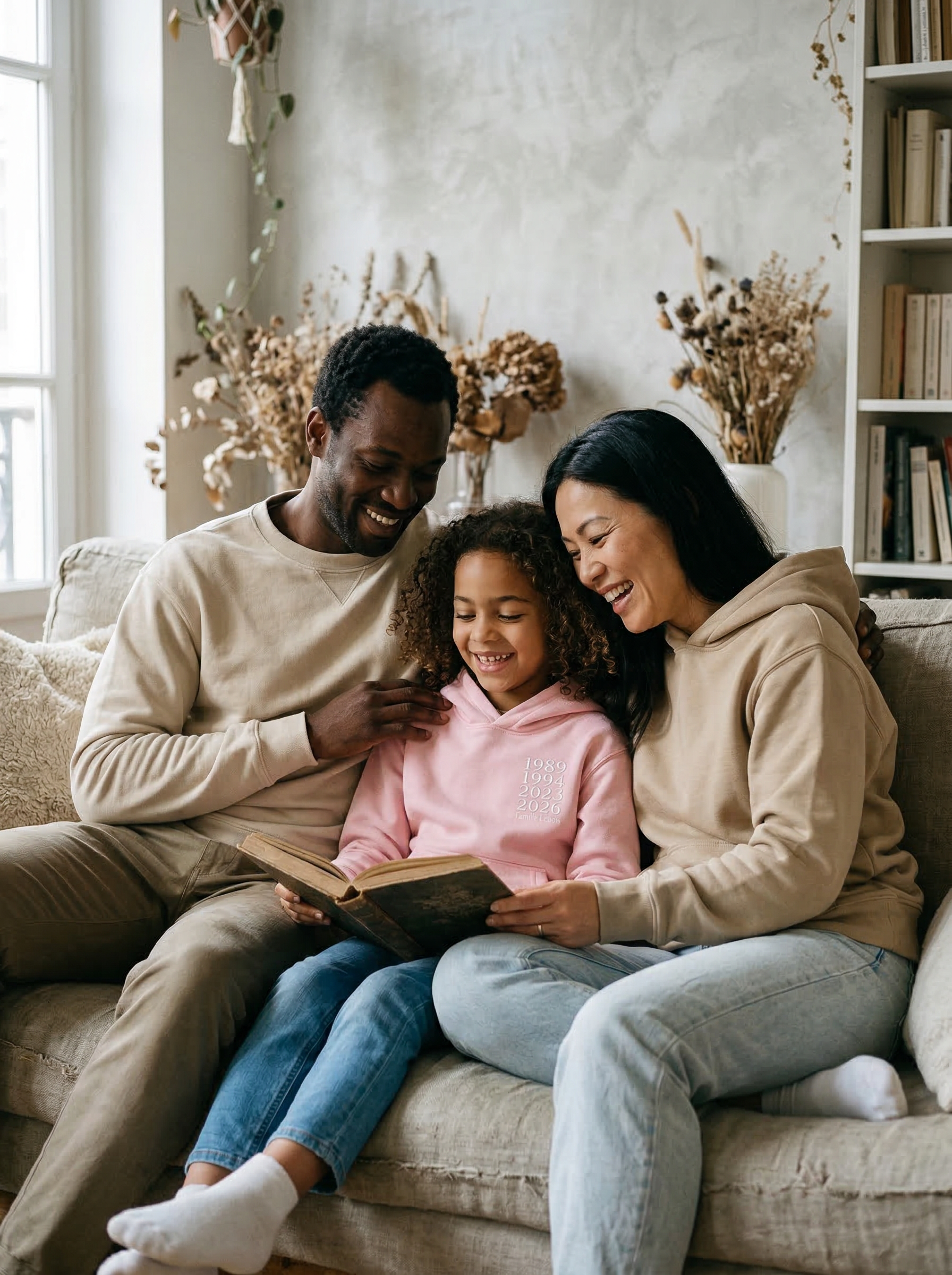 Hoodie Enfant Brodé — Notre Héritage