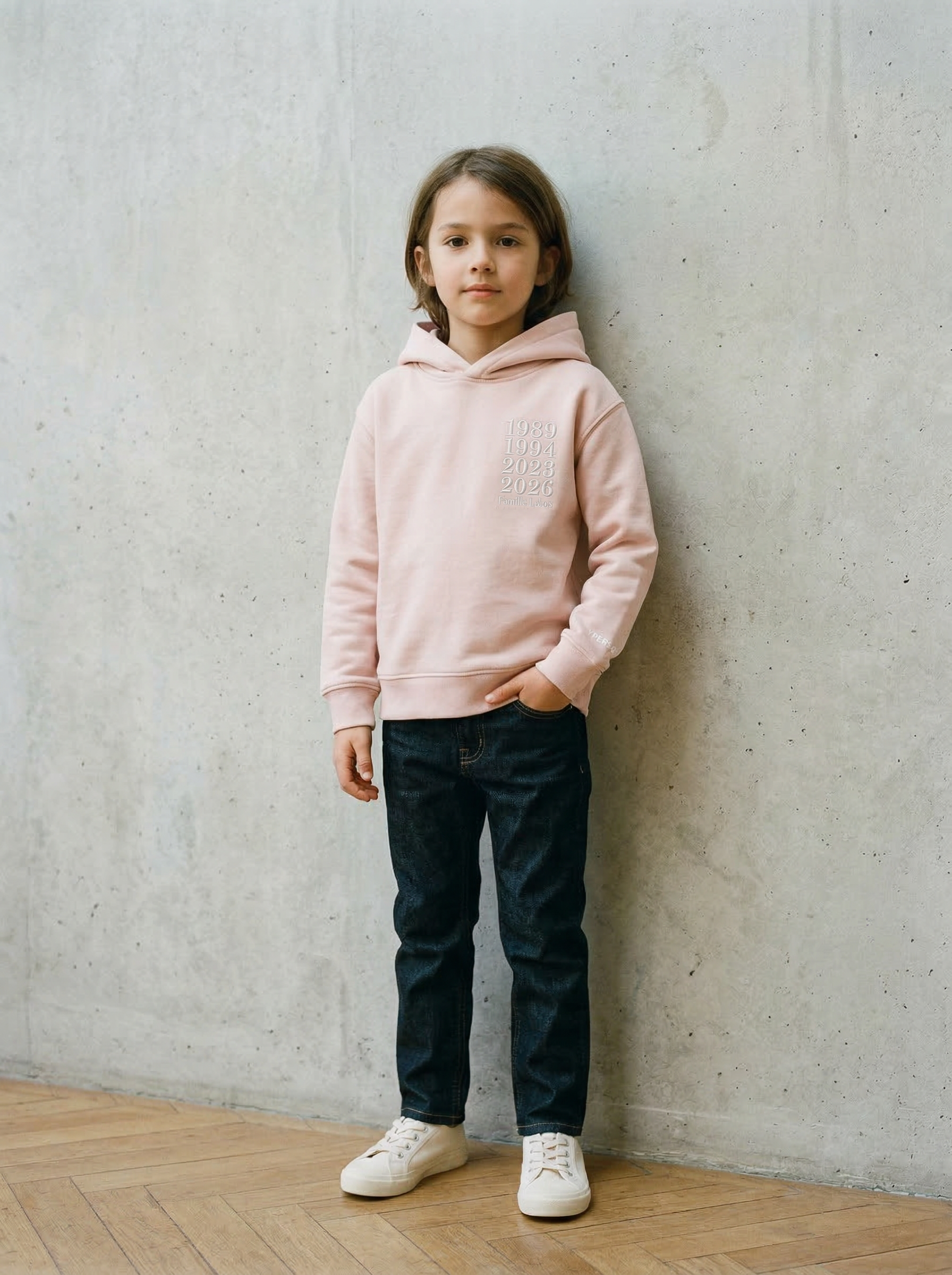 Hoodie Enfant Brodé — Notre Héritage