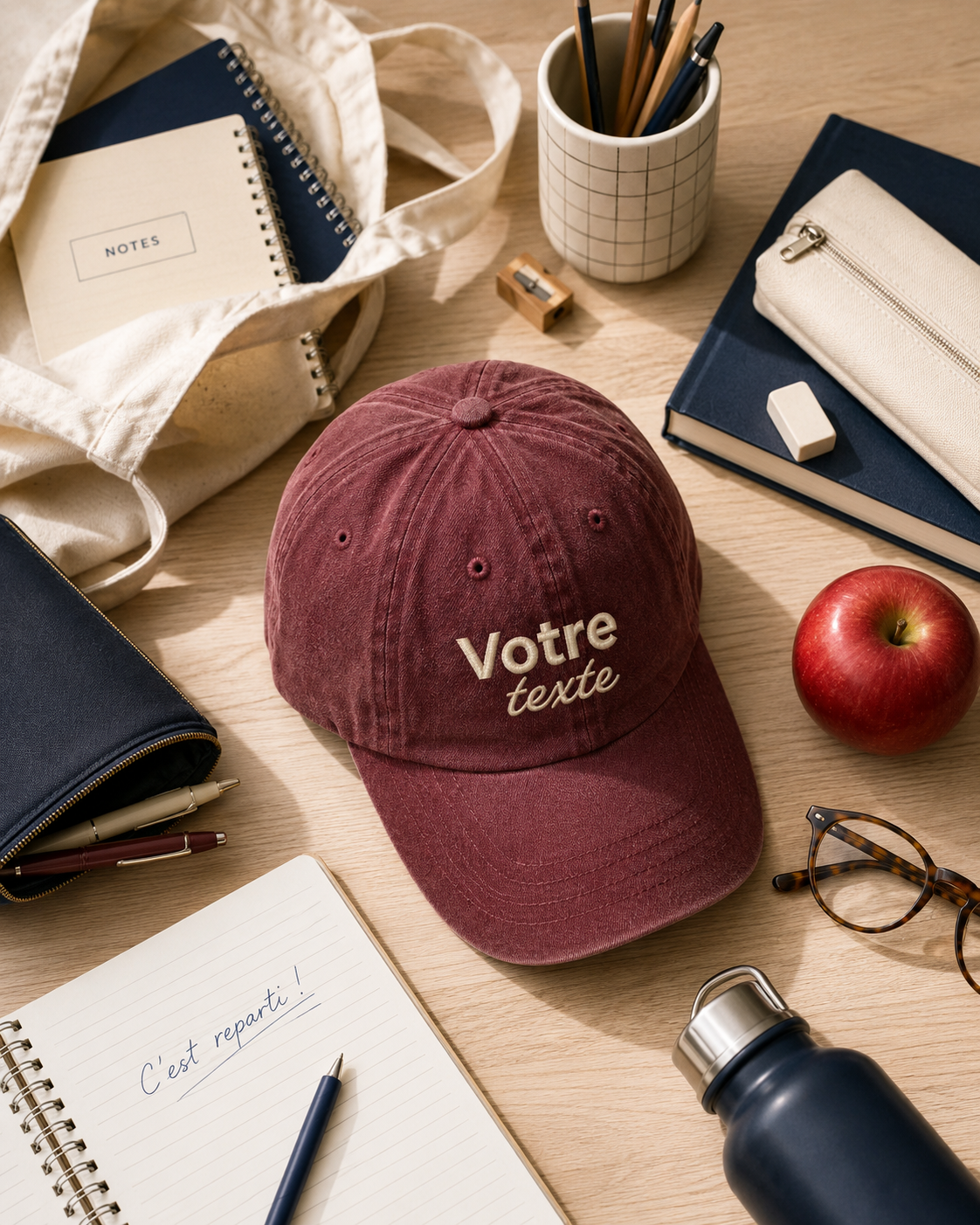 La Casquette brodée - Le Message