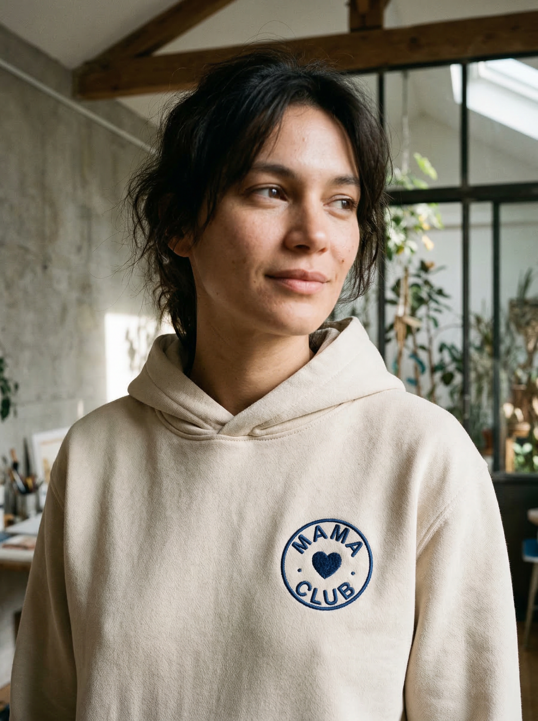 Hoodie Brodé — Le Club — Maman
