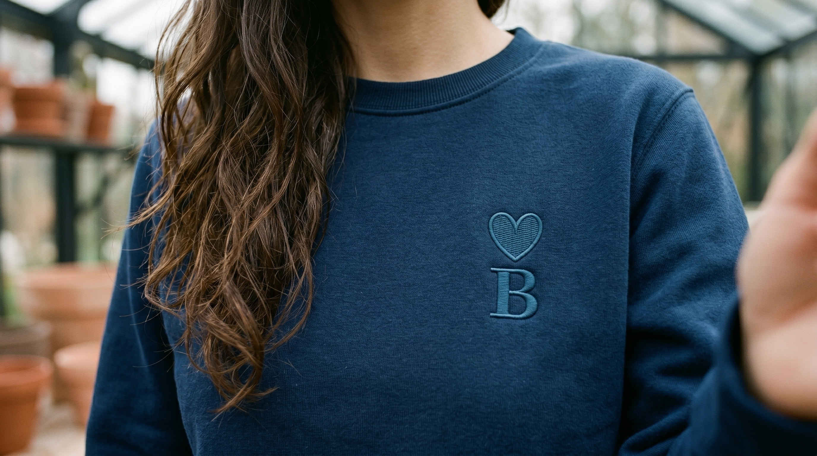 Sweat brodé La Brigitte