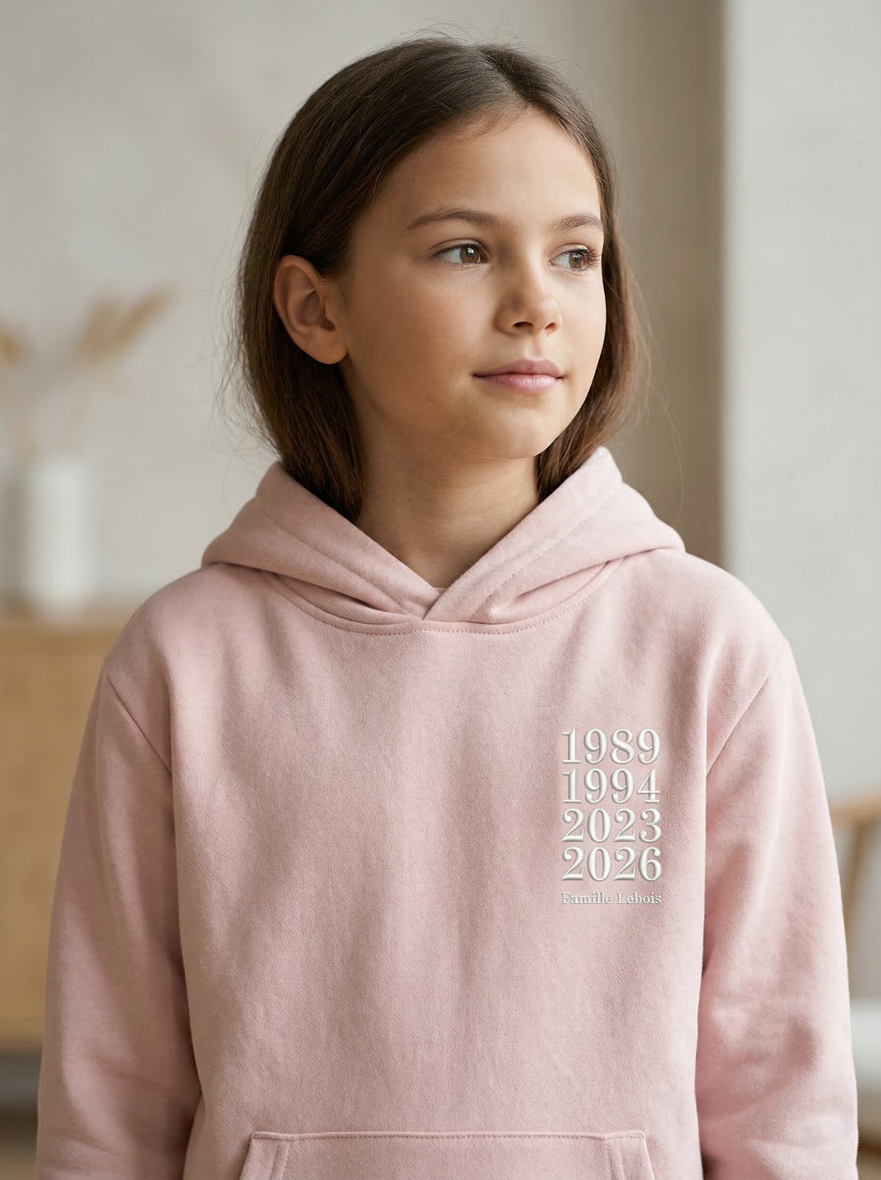 Hoodie Enfant Brodé — Notre Héritage