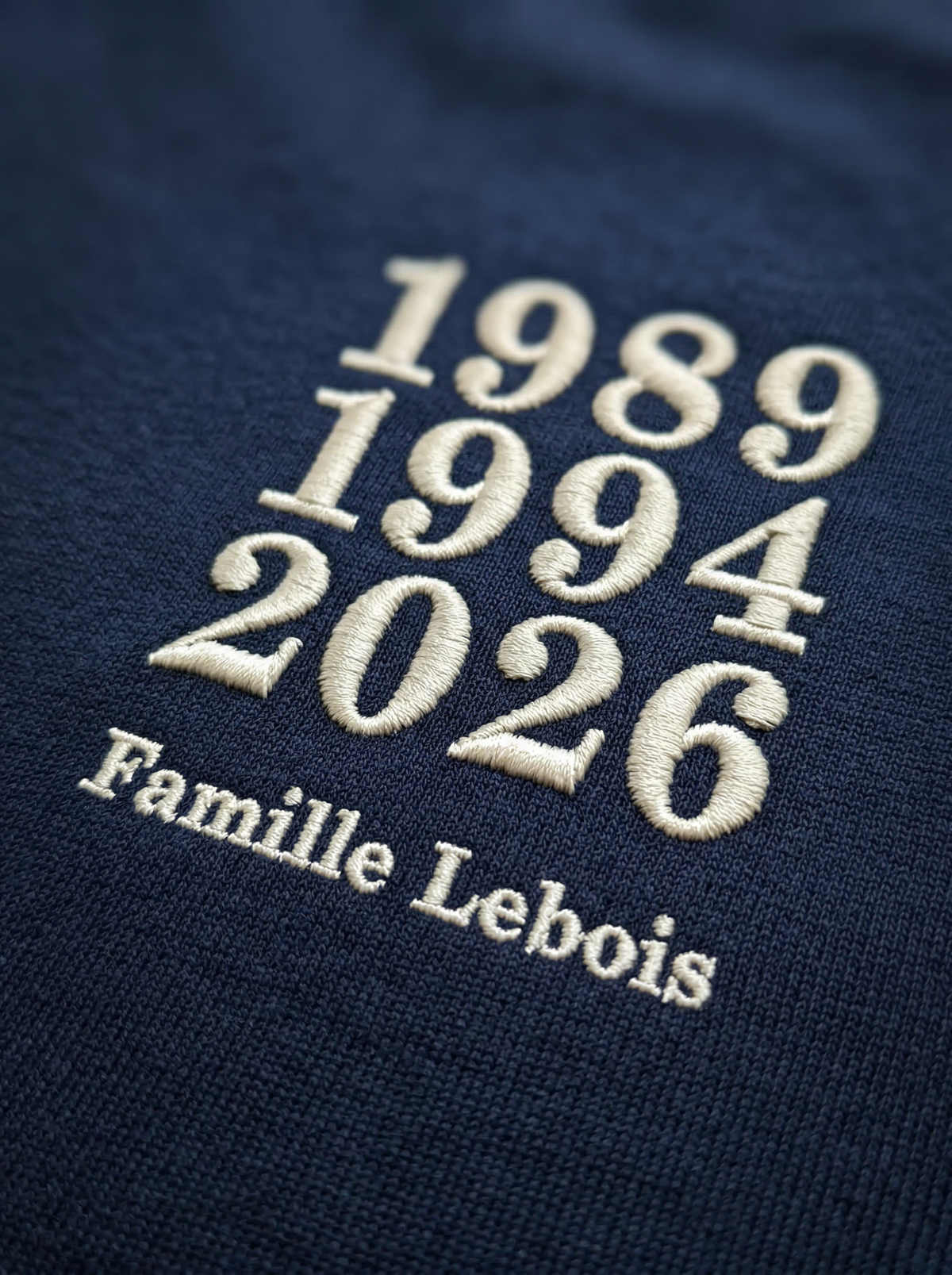 Notre Héritage brodé pour toi