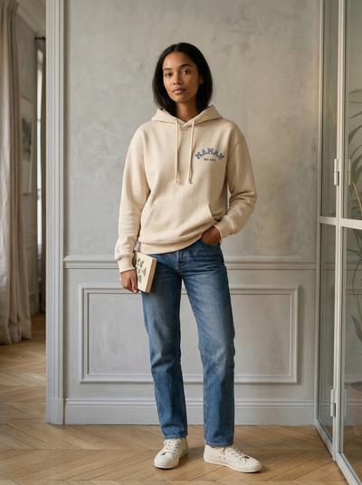 Hoodie Brodé — L'Annonce  — Maman Mini