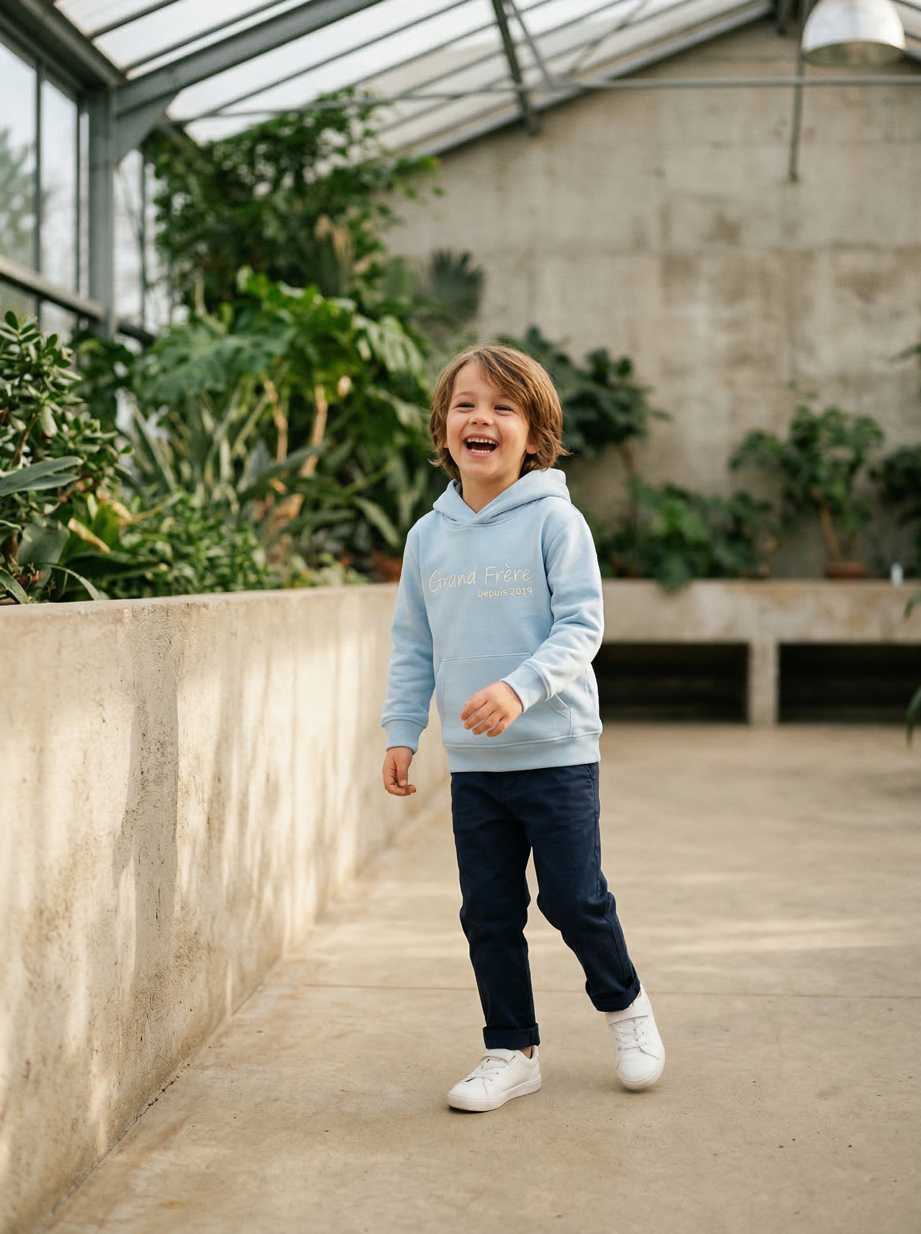 Hoodie Enfant Brodé — Le Depuis  — Maxi
