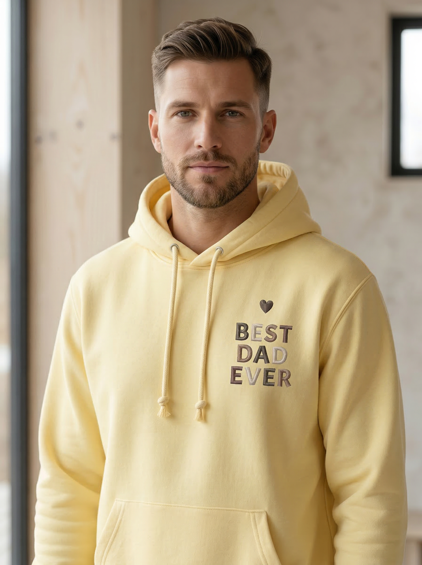 Hoodie Brodé — La Palette Crème