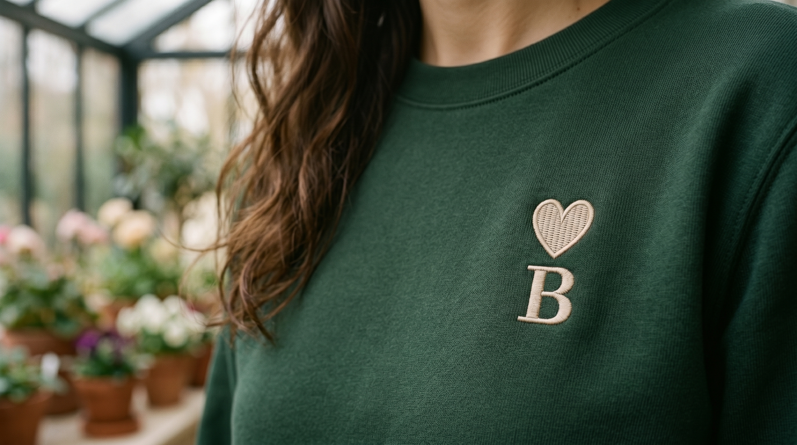 Sweat brodé La Brigitte